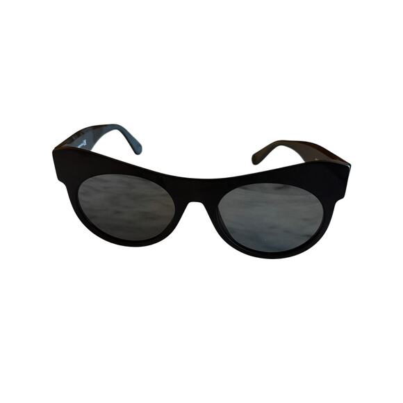 Moncler Grey Cat Eye Men's Sunglasses ML0217-p-02a-55 In Black - Picture 1 of 6